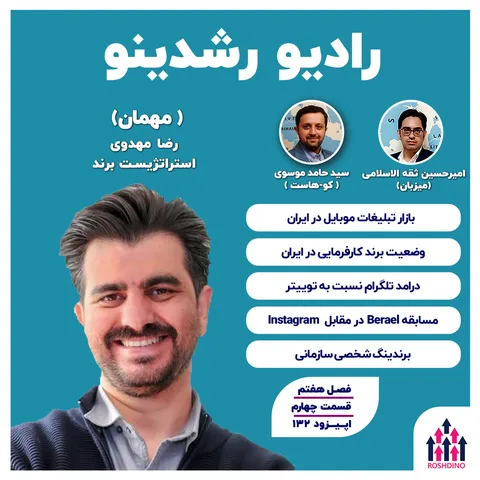 ۷-۴: داستان جذاب یک استراتژیست (رضا مهدوی : استراتژیست برند)